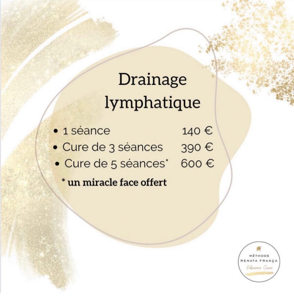 tarif drainage lymphatique renata franca rennes