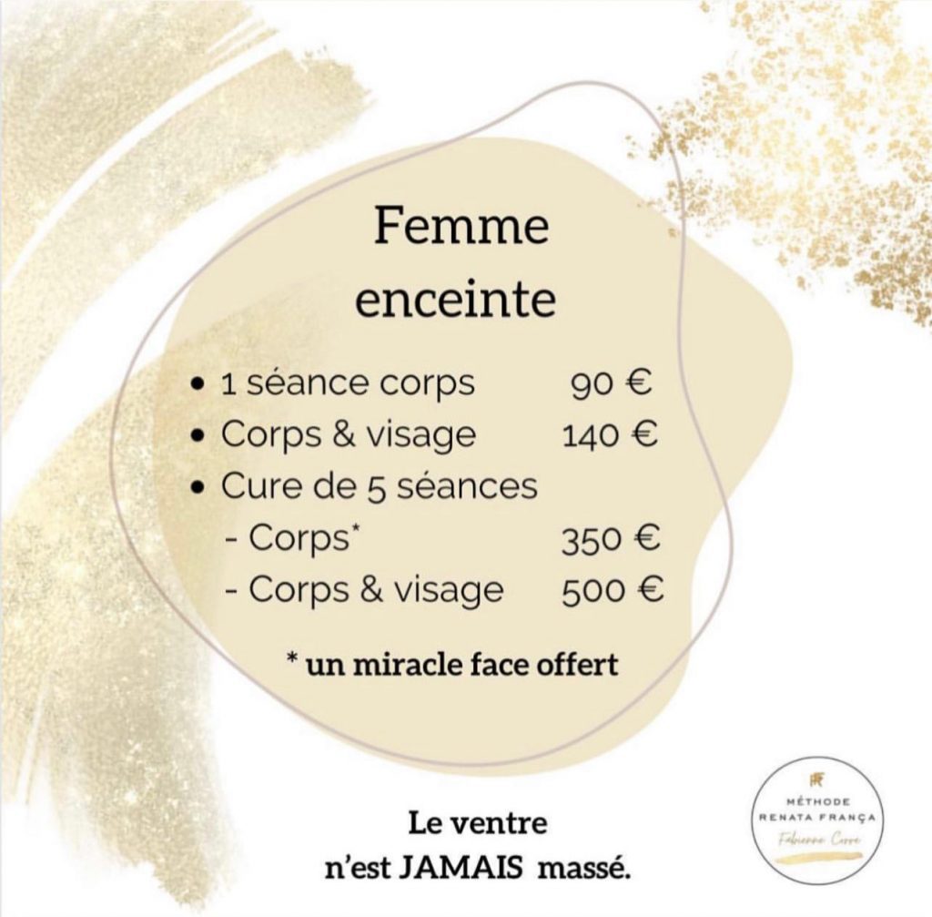 tarifs massage femme enceinte domicile